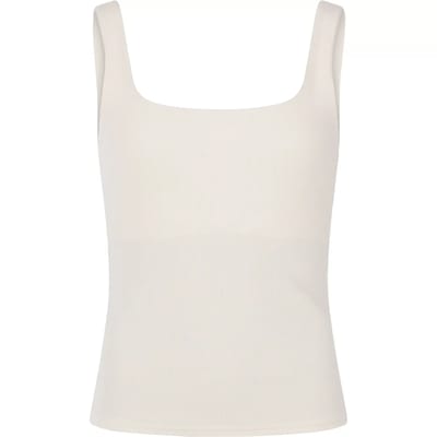 Protest PRTDazes – Tanktop Dames – Mouwloos – Ronde hals – Wit
