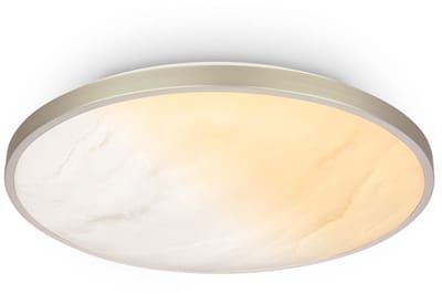 BRIlONER Competo - LED Plafondlamp - dimbaar plafonniére - met afstandsbediening - CCT - alabaster design - Ø38 cm - wit