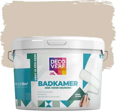 Decoverf badkamerverf bamboe creme, 4L