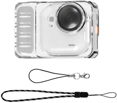 Dailygoods - TPU Beschermhoes voor Actiecamera met Accessoires