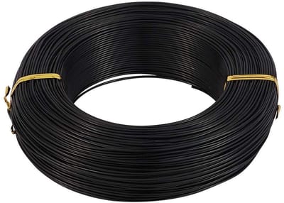 Knutseldraad Aluminium - Metalen Kralendraad - Sieraden Maken - Flexibel Buigzaam - 140 Meter - Zwart