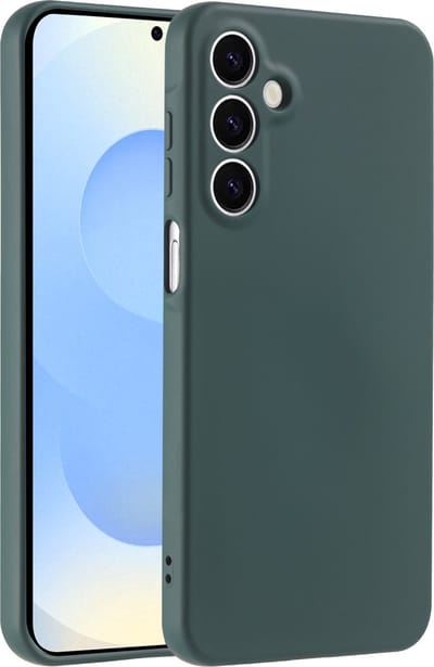 Hoesje geschikt voor Samsung Galaxy S25 Plus hoesje zacht siliconen- Arara backcover - Pine Groen