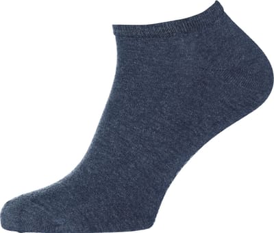 Tommy Hilfiger damessokken Sneaker (2-pack) - korte enkelsok katoen - jeansblauw