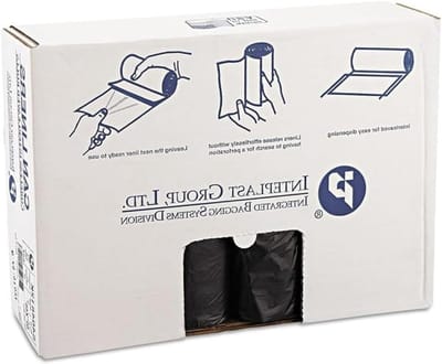 Commerciële Blikvoeringen - Afvalzakken Industriële - Afval Beheer - Hoge Dichtheid - 45 Gallons - Zwart