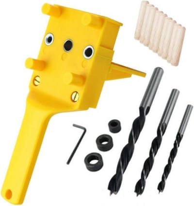 BukkitBow - Premium Boormal Set met Boren - Precisie Boorhulpstuk voor Recht Boren in Hout - Handig Gereedschap voor Scharnieren en Kluswerk