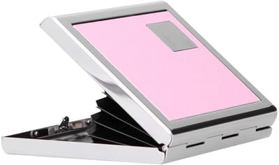 Creditcardhouder - Kaarthouder Portemonnee - Kaarten Organiseren - Antimagnetische Voering - 9.7x6.7x1.2 cm - Zilver