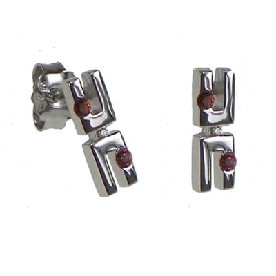 Orphelia Dames 925 Sterling Zilveren Stud Oorbellen - Zilver ZO-5663