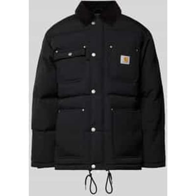Gewatteerd jack met labeldetail, model 'RAYLER’