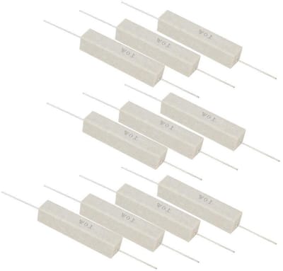 Component Weerstand - Cement Weerstand - Elektronica Reparatie - Metaaloxide Film - 10 Watt - Grijs