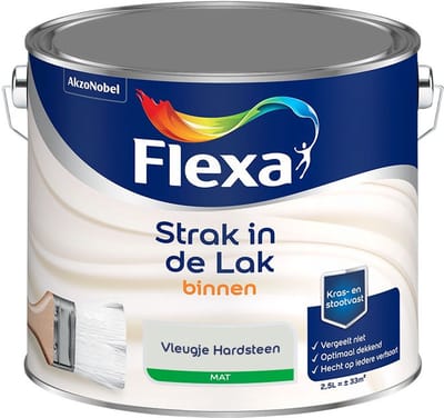 Flexa - Strak In De Lak Binnenlak Mat - Vleugje Hardsteen - Mengverf - 2,5 L