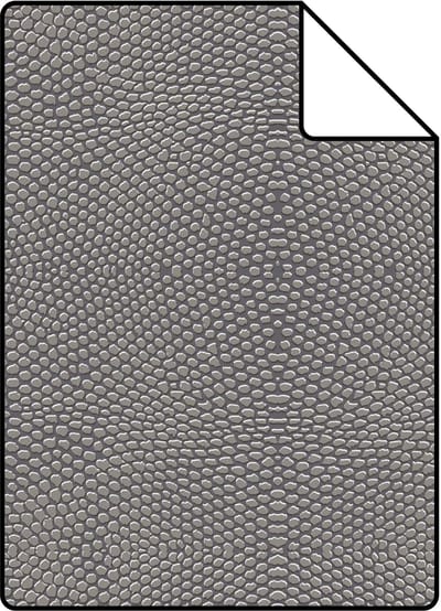 Proefstaal Origin Wallcoverings behang dierenhuidprint donkerbruin - 26,5 x 21 cm - 347311-S