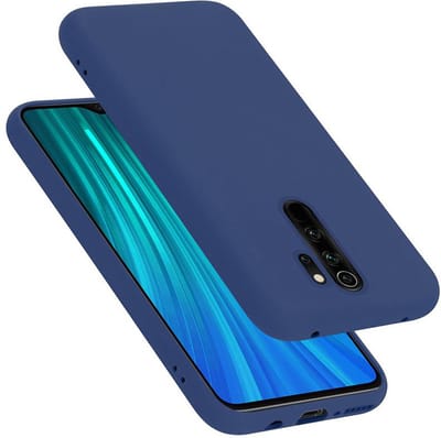 Cadorabo Hoesje geschikt voor Xiaomi RedMi NOTE 8 PRO in LIQUID BLAUW - Beschermhoes gemaakt van flexibel TPU silicone Case Cover