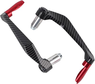 Motorrembescherming voor Motorfietsen - 7/8 Inch CNC Aluminium Handvat Bescherming in Rood - Veiligheid, Duurzaamheid, Stijl