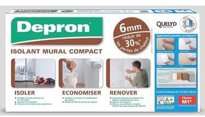 Warmte-isolerende Platen 100x100 cm - 6 mm Dikte - Binnenmuurisolatie - Set van 10 Platen