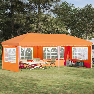 vidaXL - Pop-up - Feesttent - 575 - x - 289 - x - 245 - cm - Oranje
