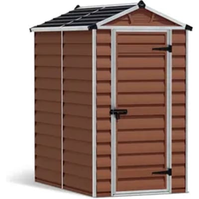 Canopia Metalen Tuinhuis Skylight - Amber - 176x120cm - Enkele Deur - Met Vloer