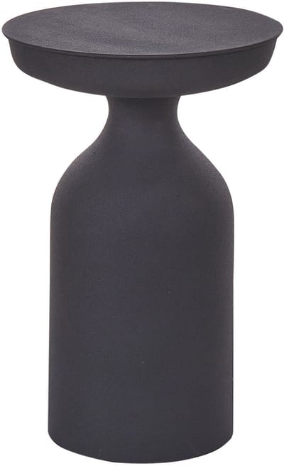 TENJO - Bijzettafel - Zwart - Metaal