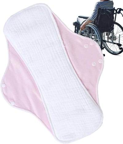 Herbruikbare maandverband - Absorberend inlegkruis - Menstruatiehygiëne - Lekvrije bescherming - Maat L - Meerdere kleuren