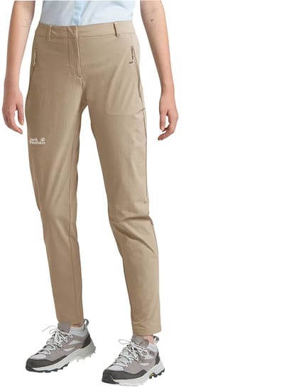 Jack Wolfskin Hikeout Broek Beige 8 / Regular Vrouw