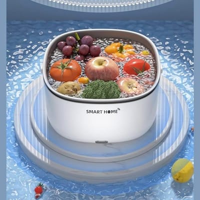 Draagbare ultrasone groentereiniger – USB-oplaadbare fruitwasmachine, voedselsterilisator en reinigingsapparaat
