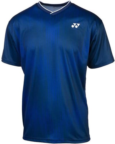 Yonex Sportshirt Crew Neck Heren Polyester Donkerblauw Maat Xs