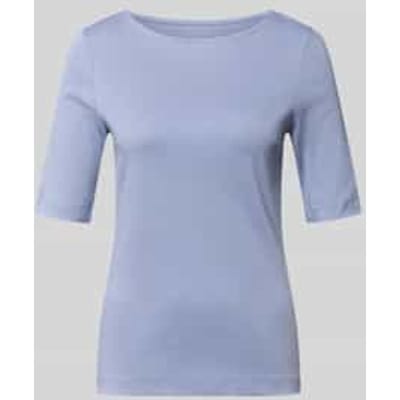 T-shirt met boothals