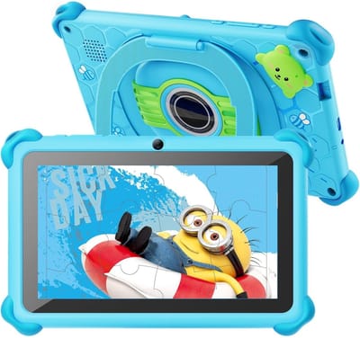 Kindertablet Vanaf 3 Jaar - 256GB - Tablet - 7 Inch - Tablet Kinderen - Stevige Beschermhoes - 100% Kidsproof
