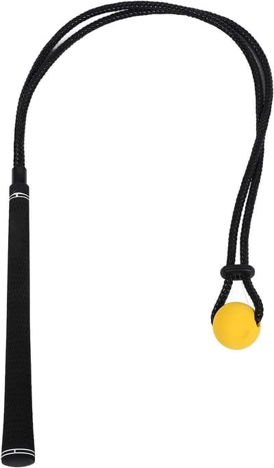 Verbeter je golfswing met een draagbare nylon trainer voor snelheid en techniek, ideaal voor golfers