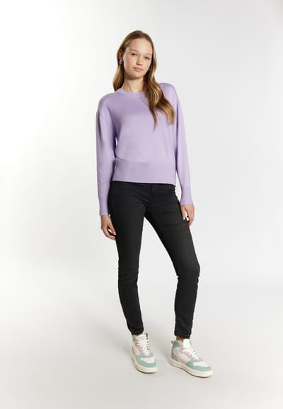 Mymo Gebreide trui Dames violet