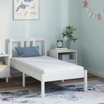 vidaXL - Matras - Wit - 60 - x - 120 - cm - Jacquard - stof