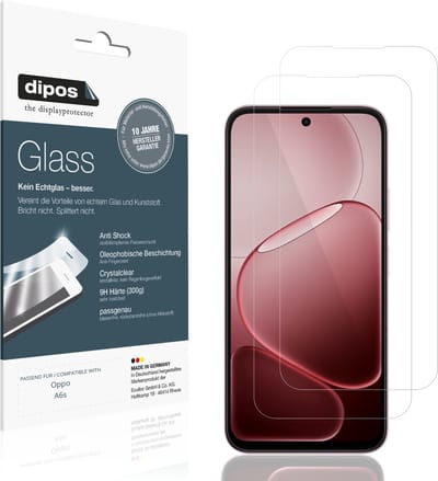 dipos – 2x Pantserfolie geschikt voor Oppo A6s | 9H Screenprotector