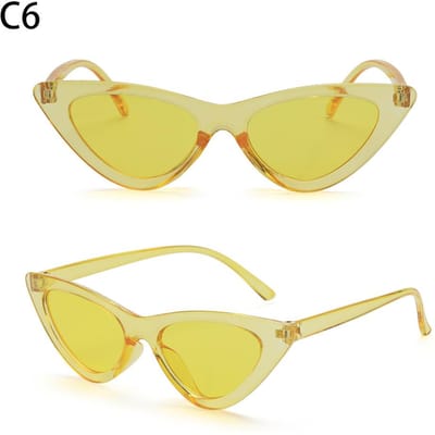 UV400 Retro Zonnebril voor Dames Mode Vintage Kleine Driehoekige Monturen Sexy Dames Brillen
