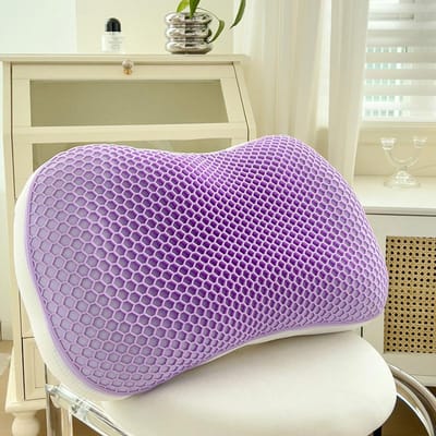 Drukverlichtende Kattenbuik Kussen Nekbescherming En Slaaphulp Super Zacht En Comfortabel Kussen 40x65cm beige