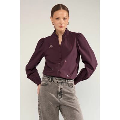 Nümph 7073 nutenja v-neck shirt fig