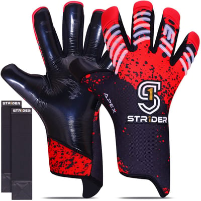 Str1der Apex keepershandschoen | Rood | Maat 6