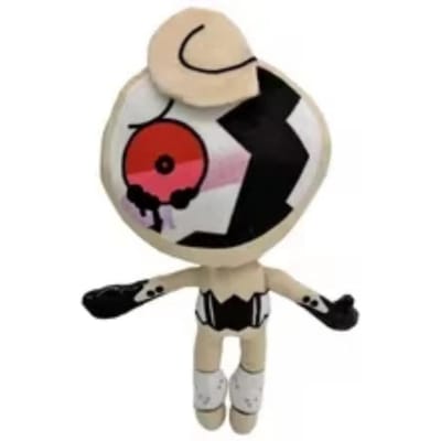 Dandy's World Peluche Mignonne Dandy World Scrap Peluche Horreur Jeu Goob Caillou Peluche Douce Oreiller Poupée Enfants Cadeaux de Fête black