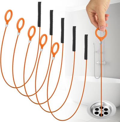 Afvoerslang Ontstopper Gereedschap - 5 Stuks Stalen Set voor Effectieve Afvoerreiniging