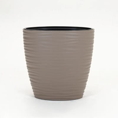 Vita bloempot Sahara Dunes elipse 60 taupe