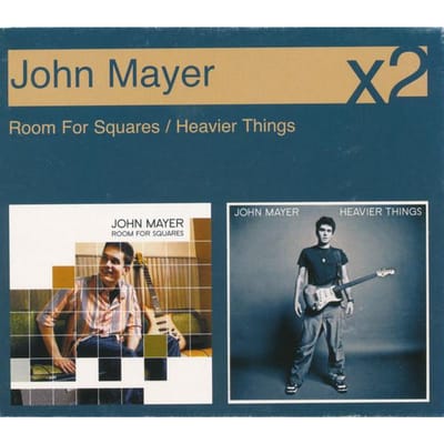 CD JOHN MAYER - Room For Squares / Heavier Things 88697162102 Sony BMG Music  2007 Europa Rock Gebruikt gray