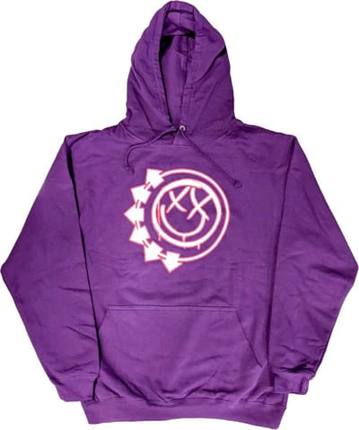 Blink182 - Six Arrow Smile Hoodie/trui - S - Paars