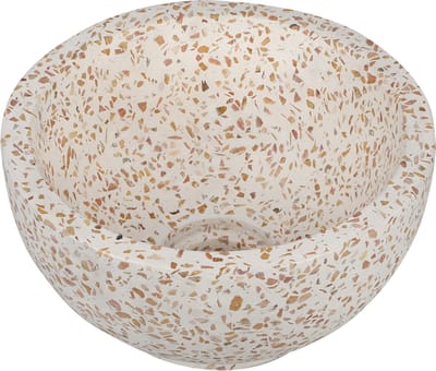 Differnz River waskom - 23x23x12cm - terrazzo beige