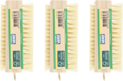 Vero® | Nagelborstel hout tampico + haak | FSC® hout | dubbelzijdig