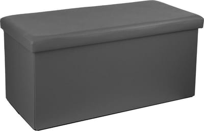 Opvouwbare bankopslagbox 76 cm - Overig - Grijs - Gris - SILUMEN