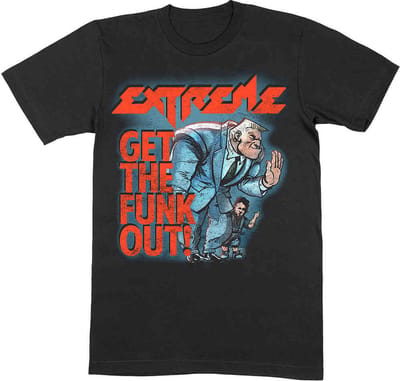 Extreme - Get The Funk Out Bouncer Heren T-shirt - XL - Zwart
