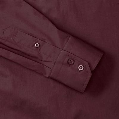 Russell Collectie Heren Lange Mouwen Gemakkelijk Onderhoud Aangepast Shirt (Haven)