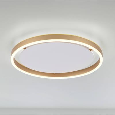 JUST LIGHT. GmbH LED plafondlamp Ritus, Ø 39,3cm mat messing