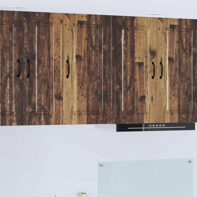vidaXL - Vaatwasserpaneel - Kalmar - Oudhout - 40 - x - 31 - x - 80 - cm - Bewerkt - hout