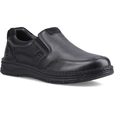Hush Puppies Franco Instapleren Herenschoenen in Zwart