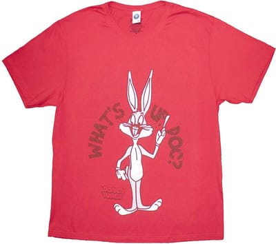 Looney Tunes - What's Up, Doc? Heren T-shirt - M - Rood