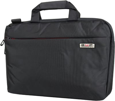 Laptoptas 14 inch zwart - Laptop tas dames / heren - Laptop 14 inch schoudertas - Kleine laptop tas